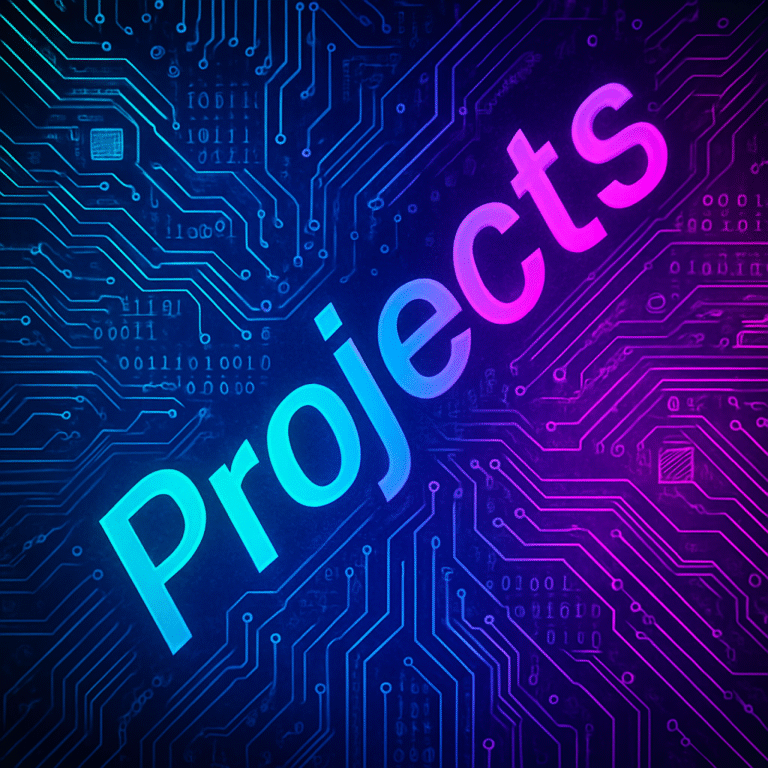 Neon Cyan and Fuchsia Projects graphic by LyfeBytes LLC